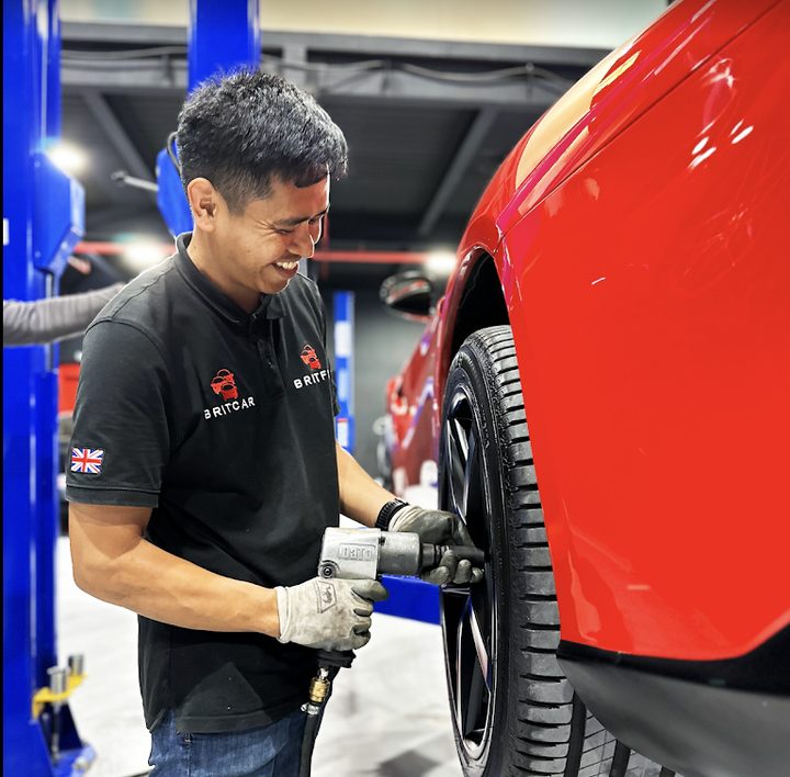 Brake repair at Britfix Auto Repair Dubai